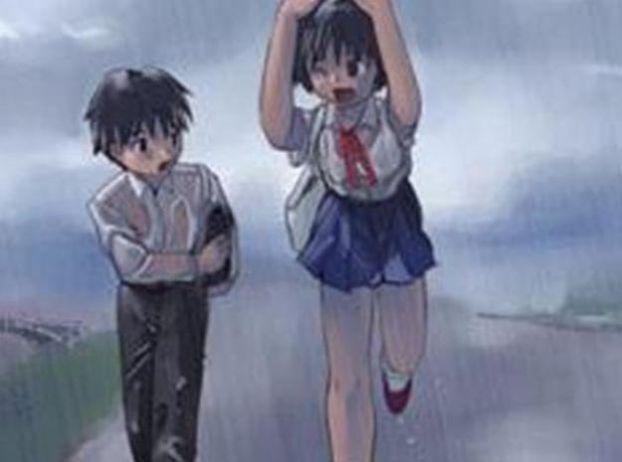 雨天一个小男孩给一个女孩钱动图 v1.0