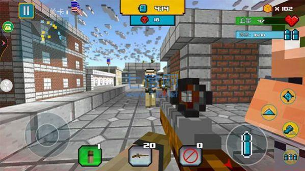 像素战地无尽射击游戏