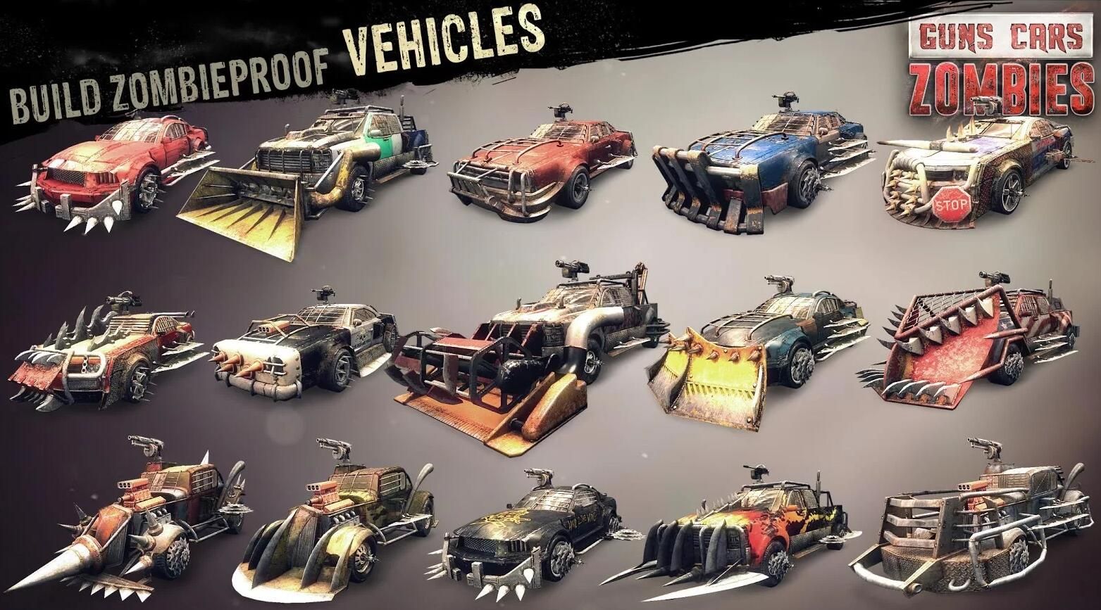 僵尸碾压者中文汉化版游戏（Guns Cars and Zombies）  v5.2.3