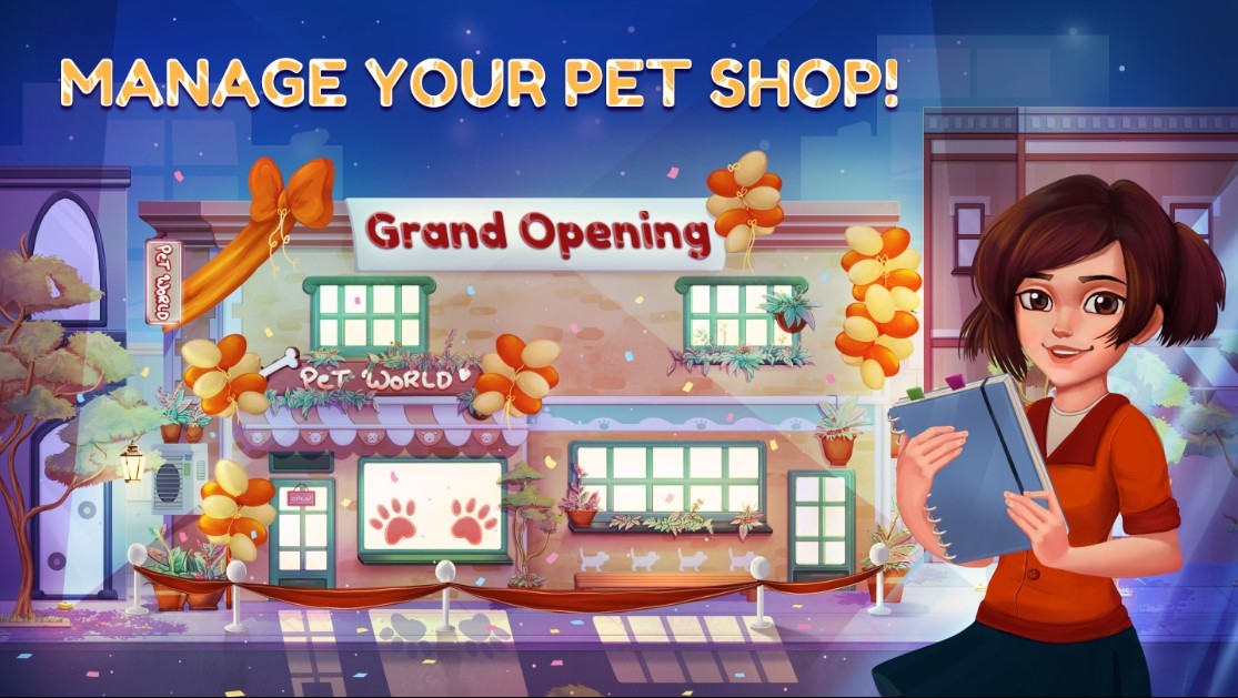 宠物店狂热动物酒店游戏中文版（Pet Shop Fe v5.1.1