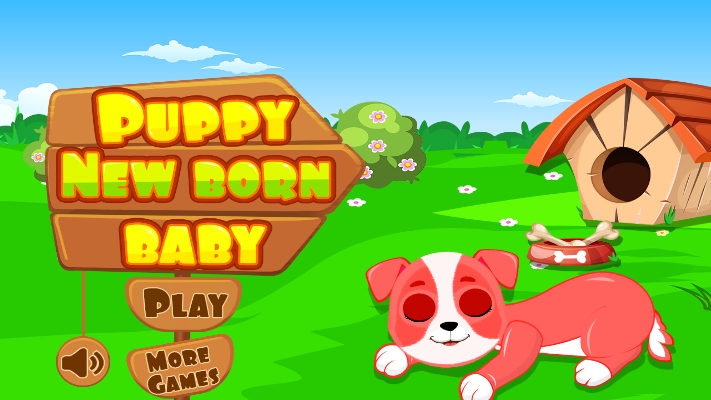 小狗新生婴儿游戏