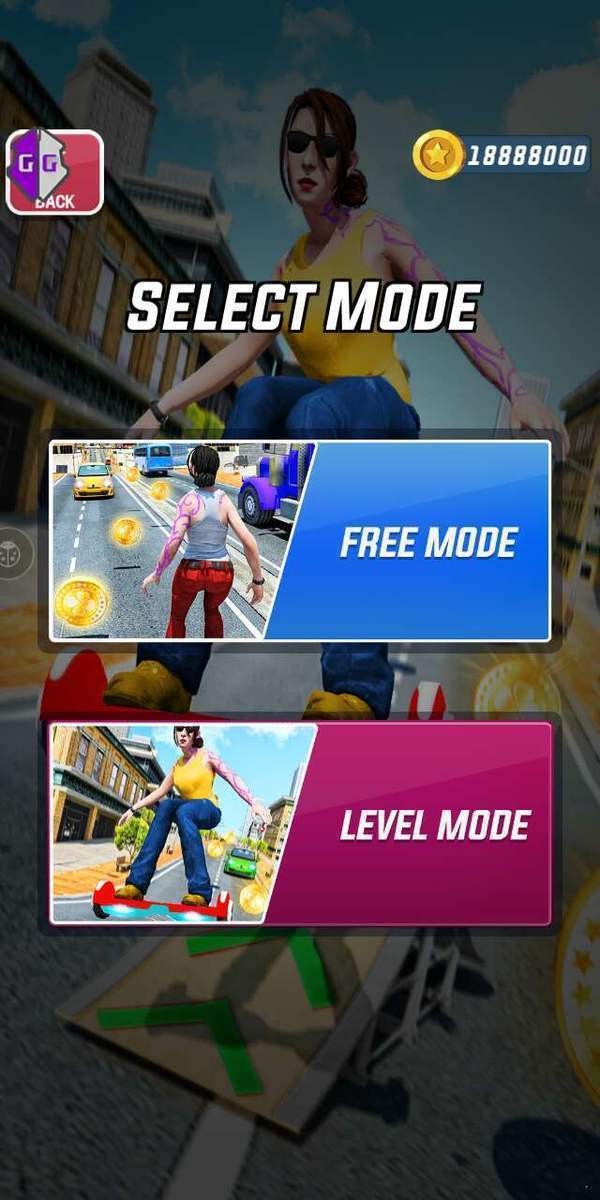 悬浮滑板特技赛车2019