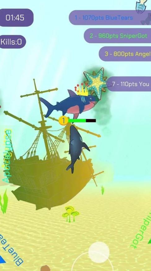 鲨鱼狩猎大作战 v0.1