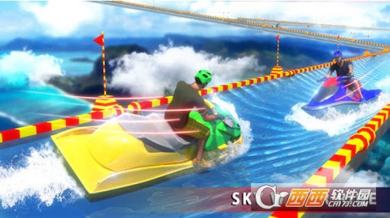 Impossible Water Slide Boat 3D(不可思议的水上摩托艇竞赛) v1.0 安卓版