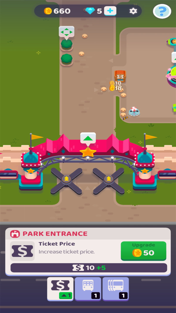 拥挤主题公园中文最新版免费金币  v3.1.1
