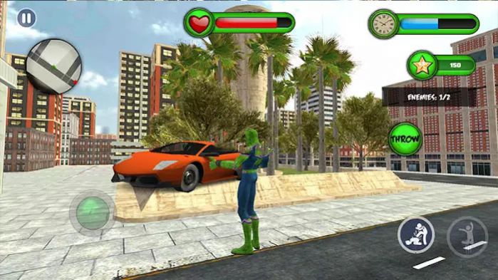 蜘蛛绳英雄维加斯格斗3D游戏中文版（Super Spider Rope Vegas 3D）  v3.1.1