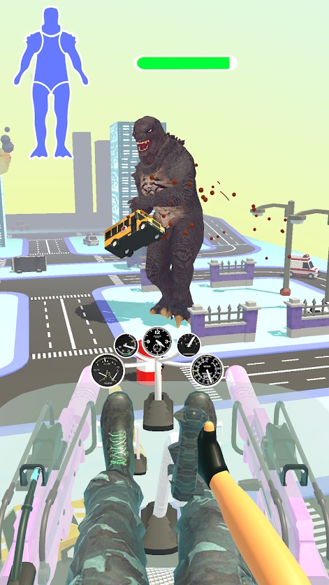 直升机命中游戏中文版（Helicopter Hit: Giant Attack）  v4.3.4