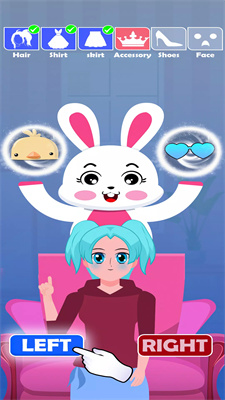 左或右装扮游戏Dress Up Left or Right