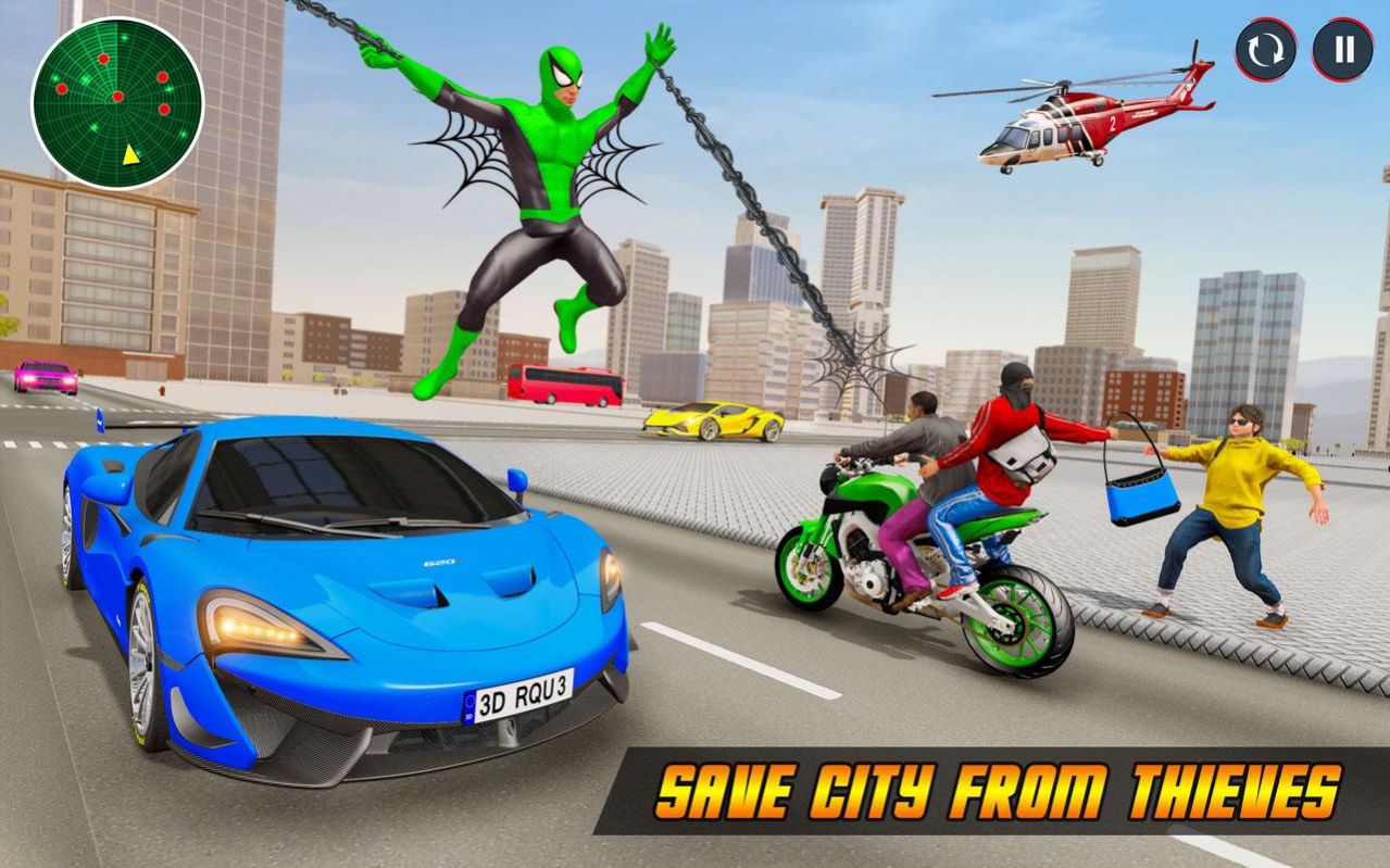 飞行机器人英雄救援游戏官方版(Flying Robot Hero Rescue Games)图片1