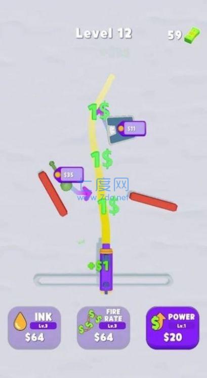 绘画和购买游戏