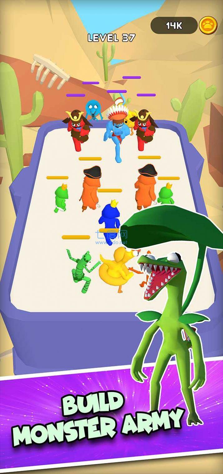 合并彩虹蓝色怪物游戏 1.3