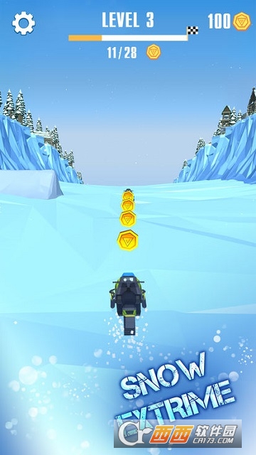雪地摩托比赛(Flippy Snowmobile Race) v1.0 安卓版