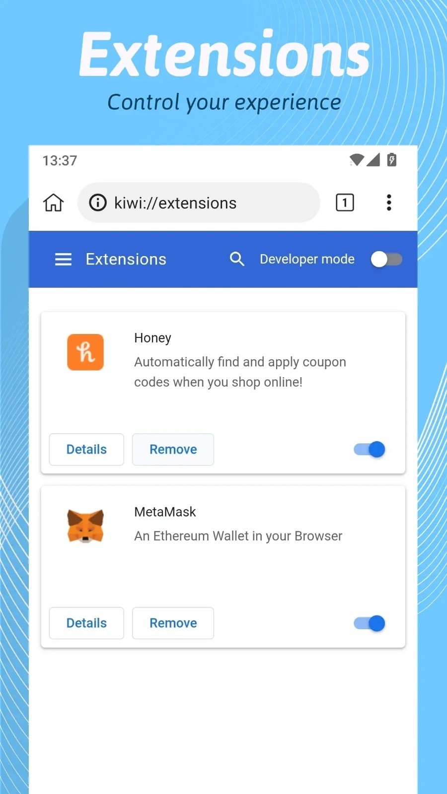 Kiwi浏览器中文版  v116.0.5845.61