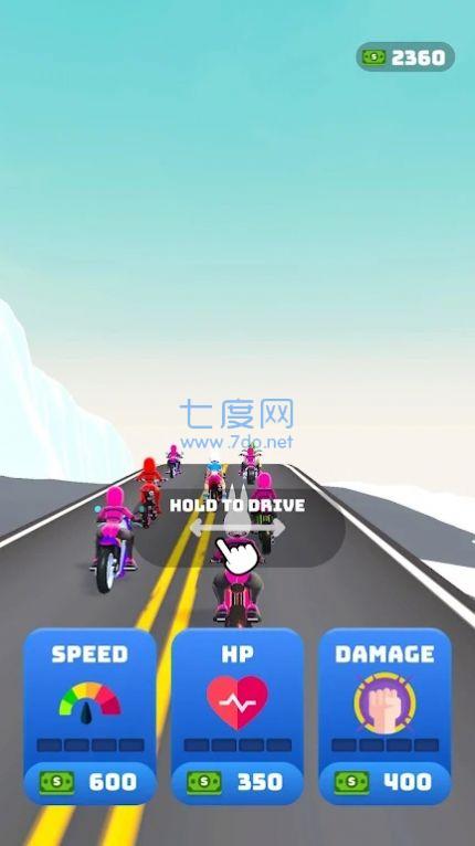 摩托车竞速跑游戏