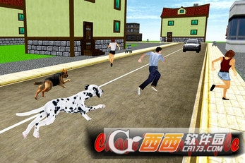 Angry Dog City Attack Sim(模拟狗狗) v1.0 安卓版