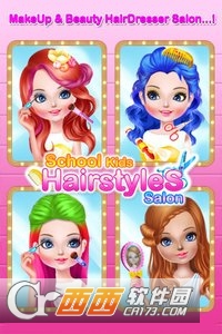 School kids Hair styles Makeup Artist Girls Salon(学校孩子发型) v1.0.5