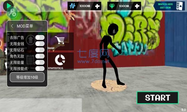 Stickman Rope Hero修改器 3.4.186