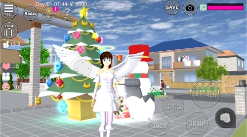 樱花校园模拟器2022圣诞版截图0