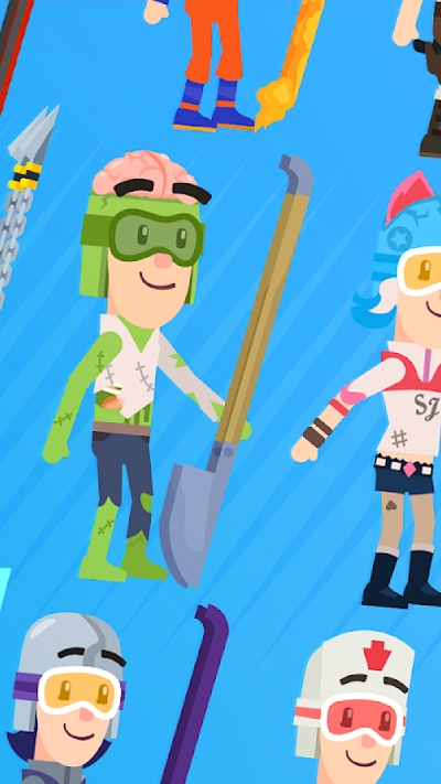 滑雪冒险飞跃雪山完整版