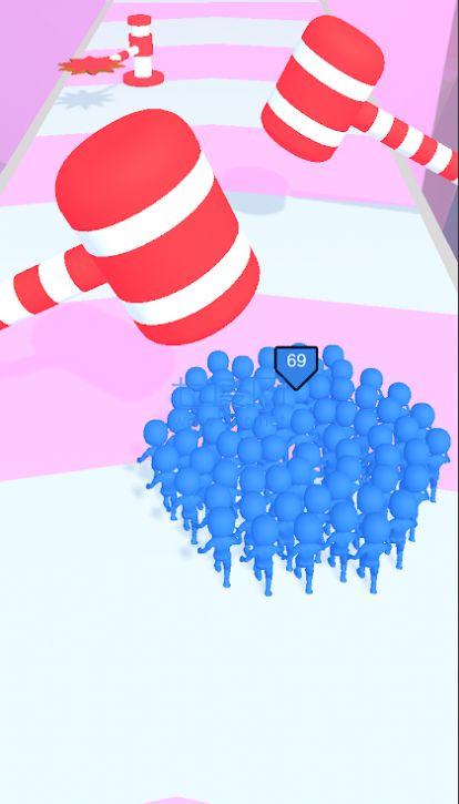 人群碰撞控制游戏