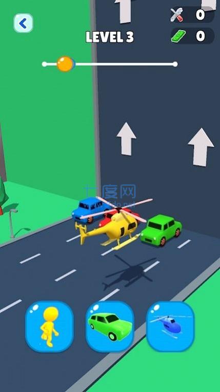 改变形状竞赛跑游戏