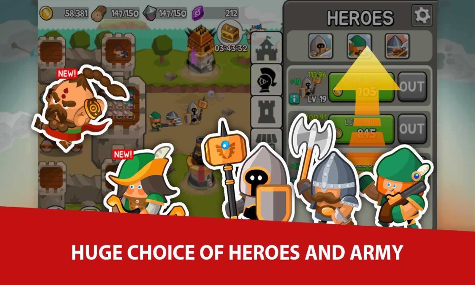 成长城堡自动塔防者 v1.6.0