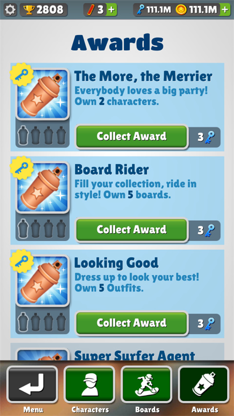 地铁跑酷盲跑版本最新版2023 v1.99.0