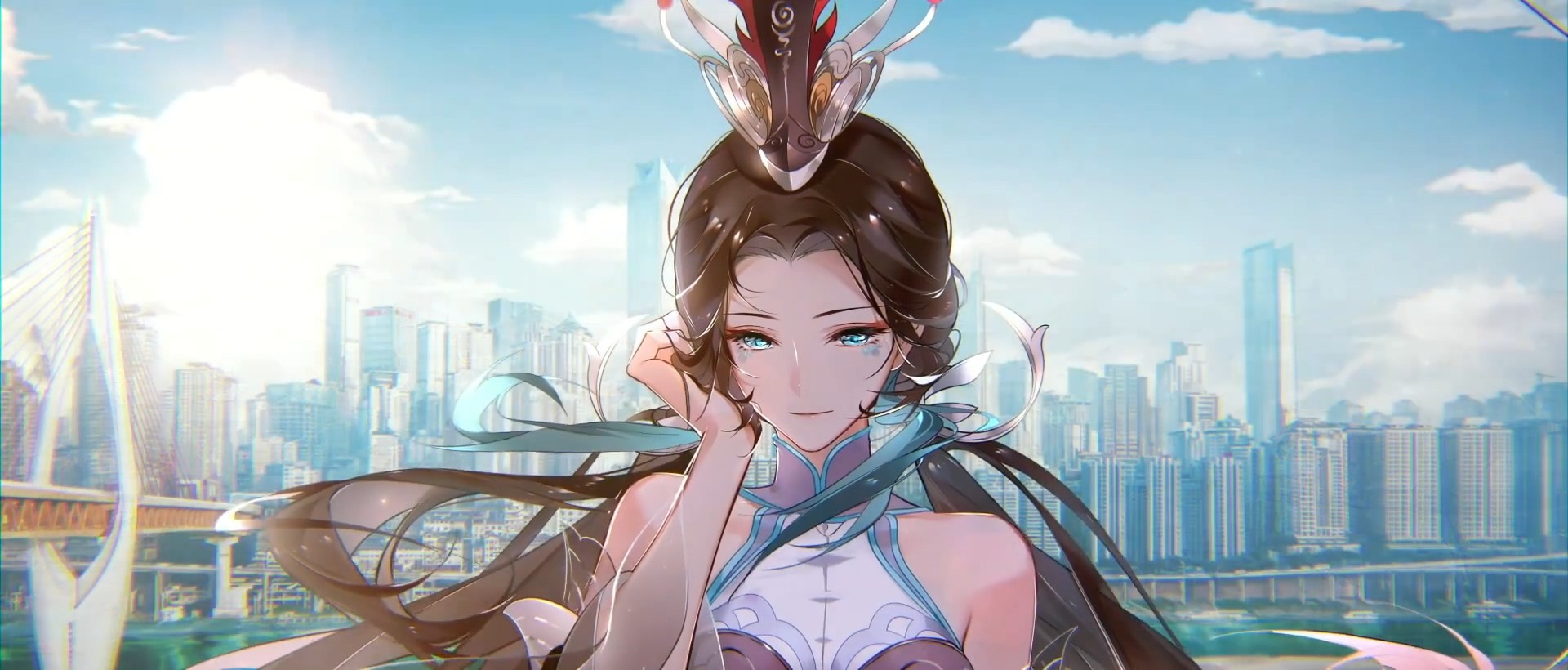 王者荣耀大乔白鹤梁神女壁纸 v1.0