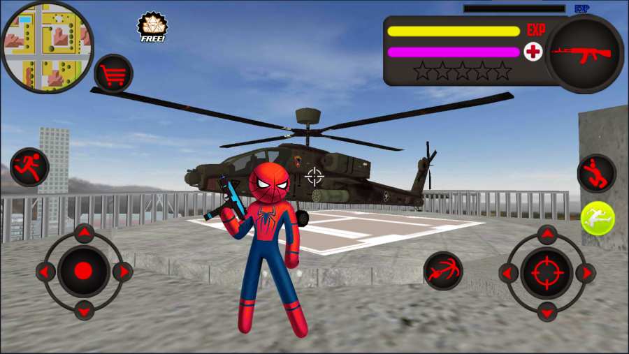 火柴蜘蛛侠英雄游戏中文最新版  v4.4.4