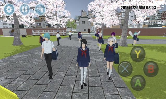 初恋糖果樱花恋爱模拟游戏中文版下载图片1