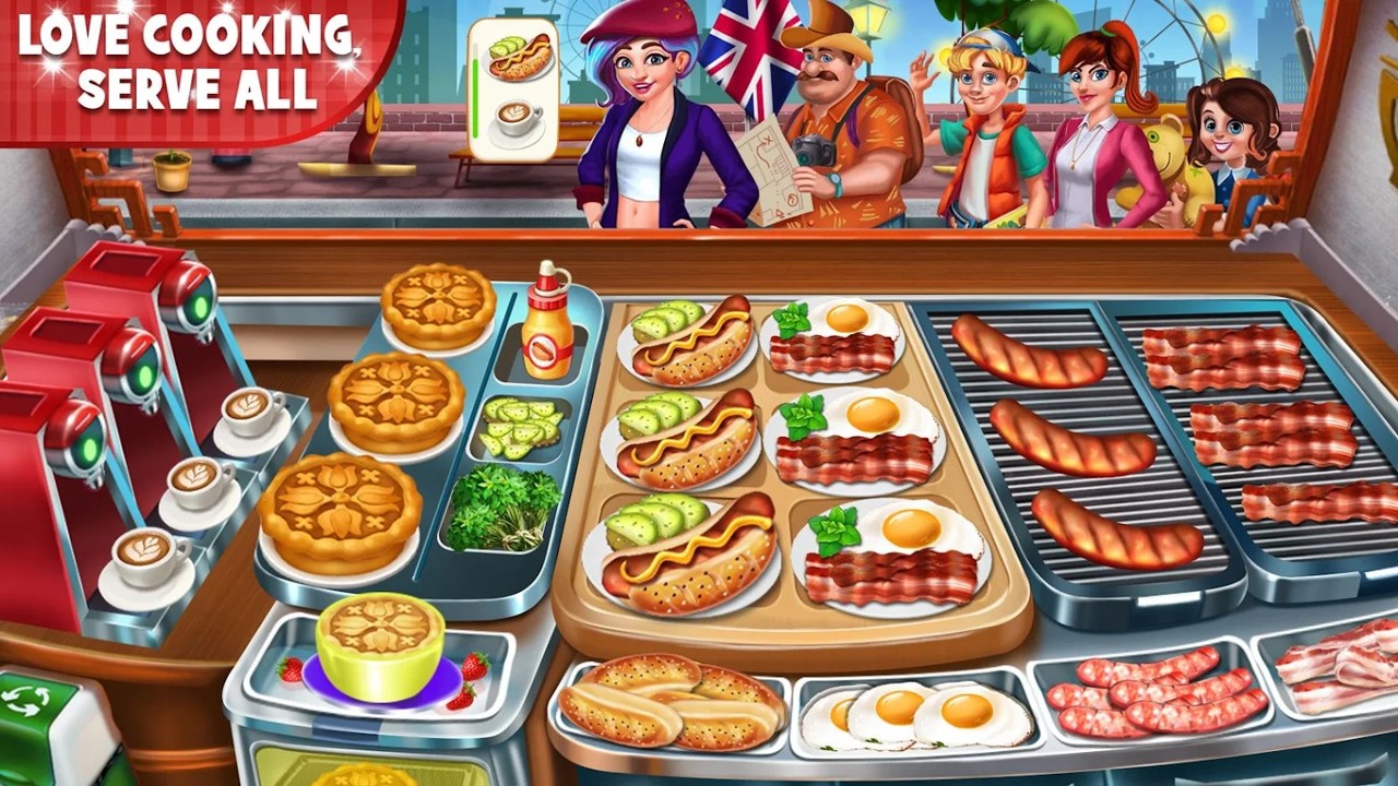 食品卡车帝国游戏中文版（Food Truck Empire Cooking Game）  v4.5.3