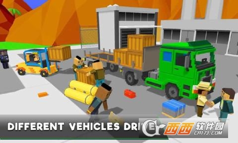 Uphill Blocky Truck Simulator 2018(像素卡车模拟器2018) v1.0