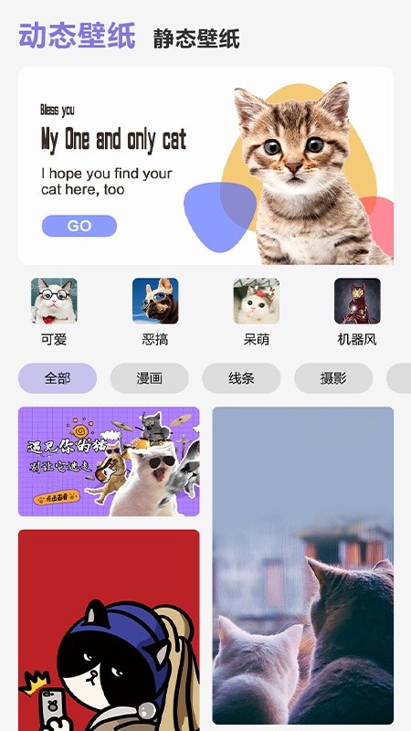 可爱喵喵壁纸大全 1.0