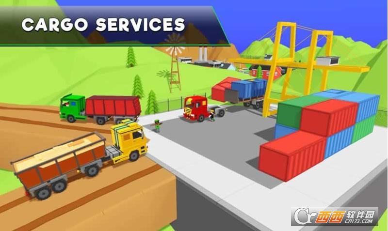 Uphill Blocky Truck Simulator 2018(像素卡车模拟器2018) v1.0安卓版