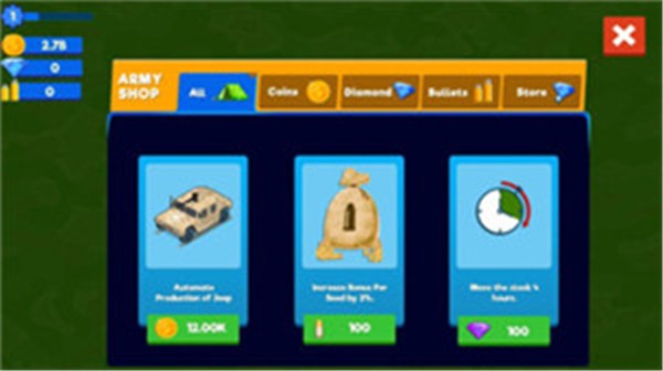 空闲军队大亨 v1.0