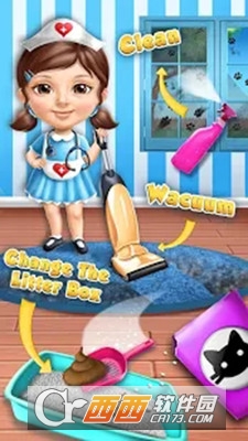 小女孩猫咪收容所截图0