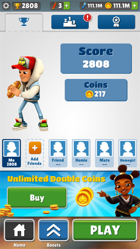 地铁跑酷盲跑版本最新版2023 v1.99.0