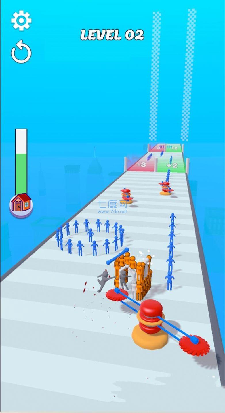 人墙建筑跑游戏