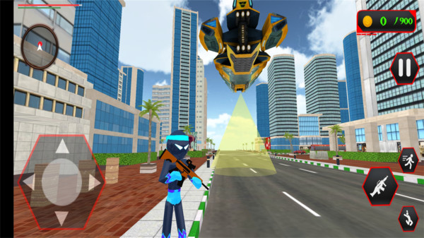 迷彩火柴人截图2