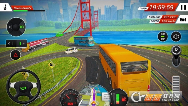 Coach Bus Driving Simulator(2018公交车驾驶模拟器无限金币版)