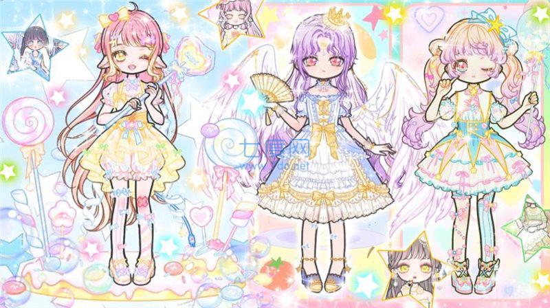 卡哇装扮女孩游戏