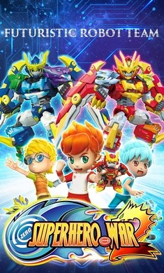 超级英雄战争机器人大战游戏中文版 