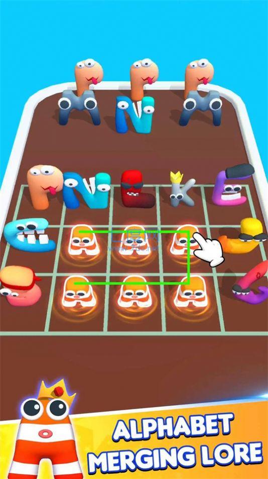 合并字母冲刺奔跑游戏