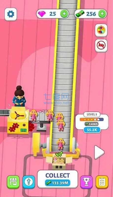 闲置娃娃工厂游戏