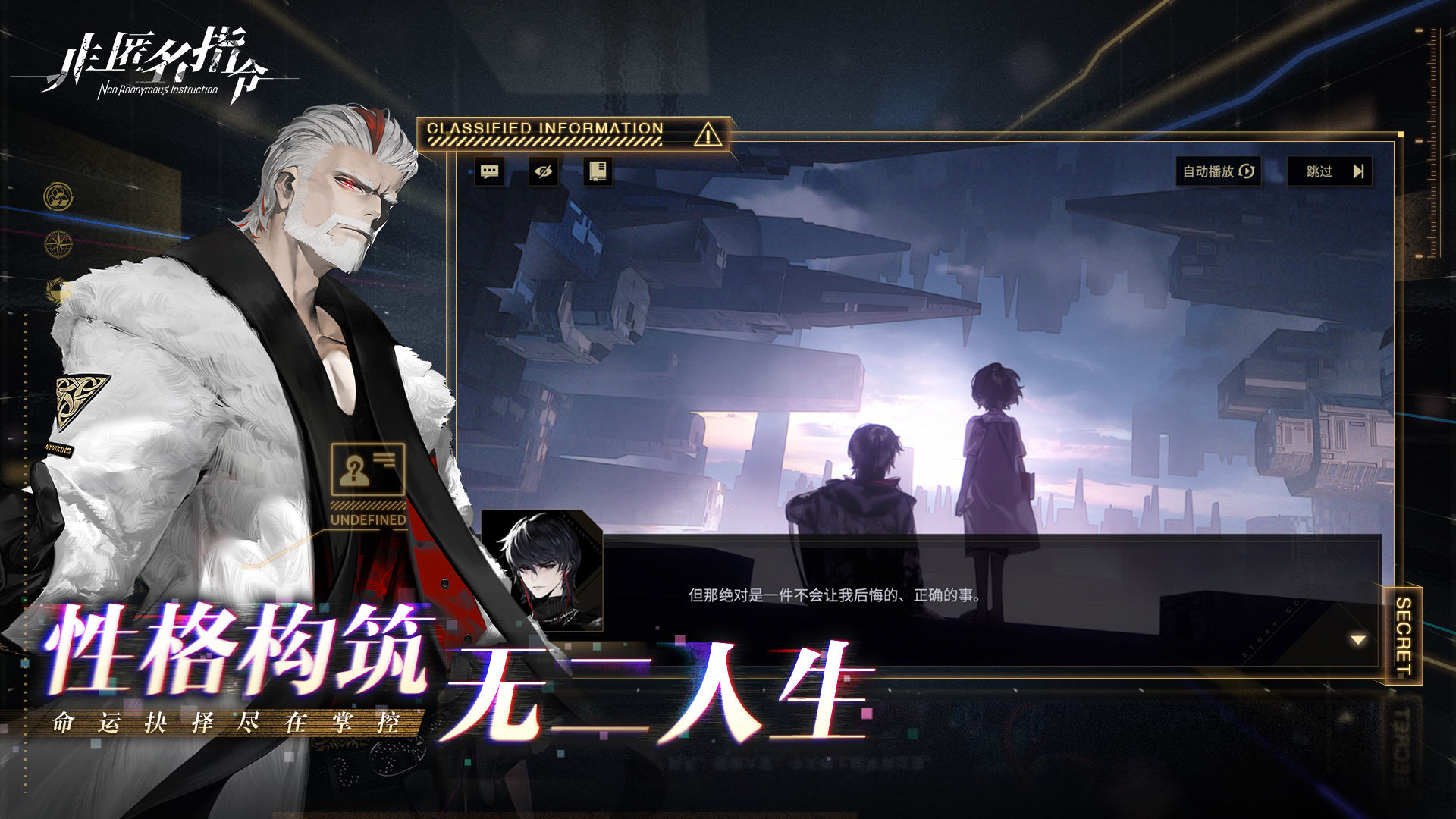 非匿名指令正式服