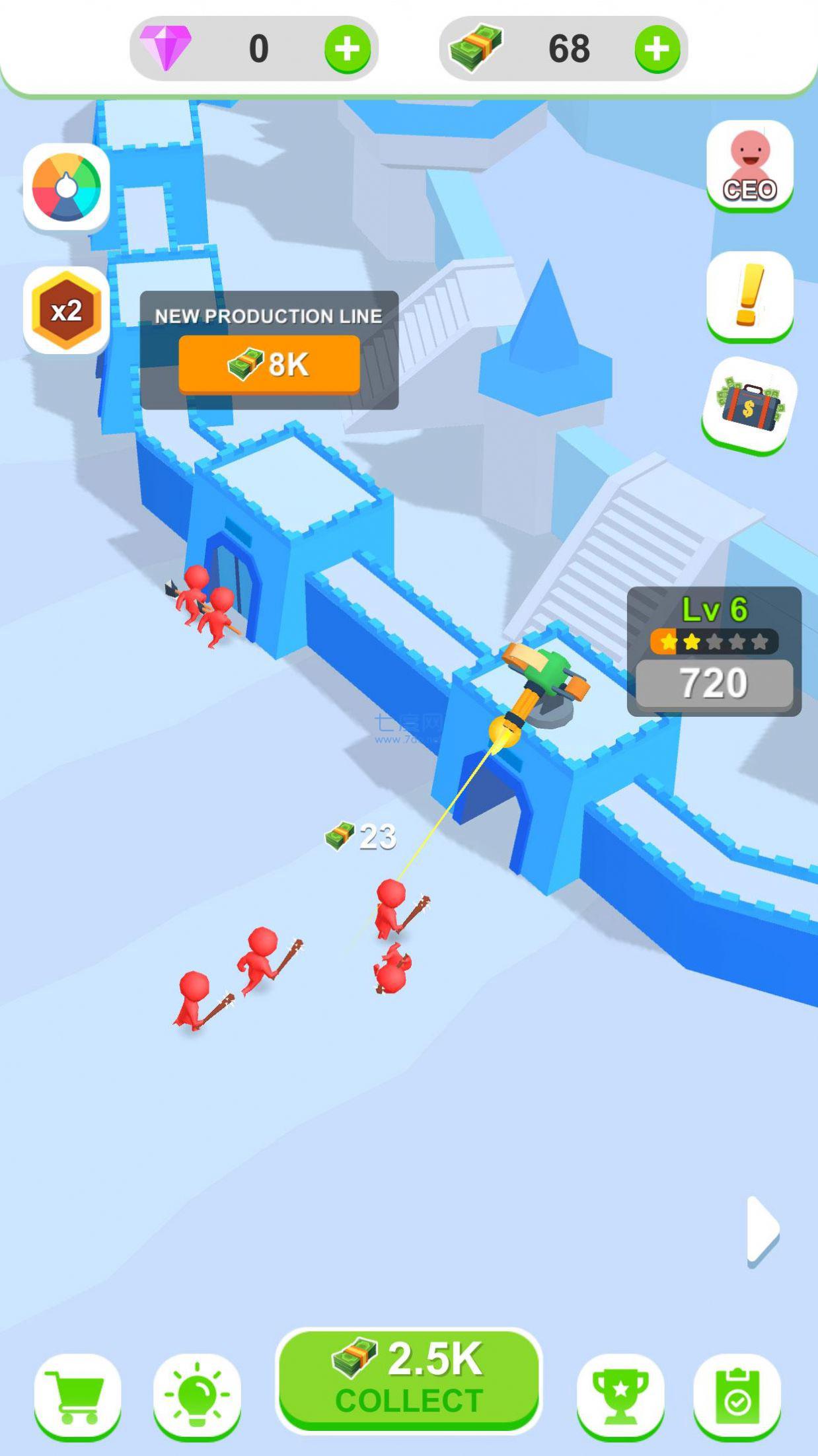 空闲城堡塔防(Idle Castle Defense)