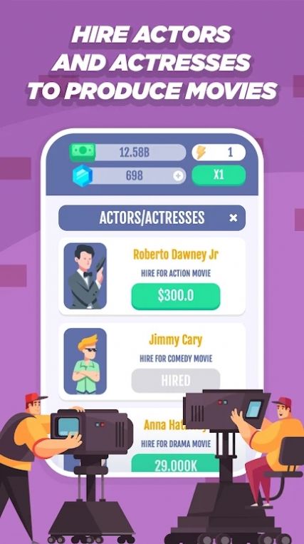 空闲电影工作室游戏中文版(Idle Mo v4.3.2