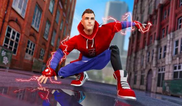 蜘蛛超级绳索英雄战士