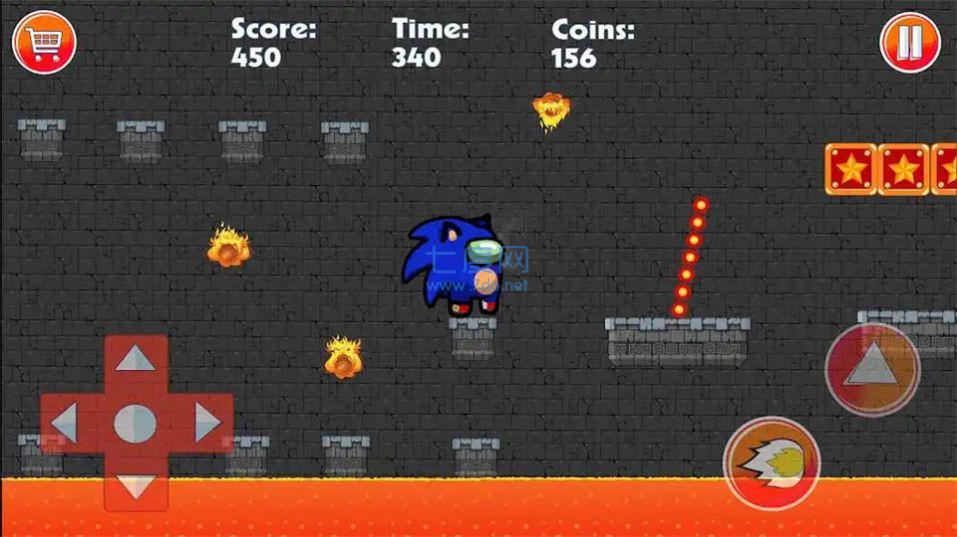 蓝色刺猬赛跑运动员短跑游戏