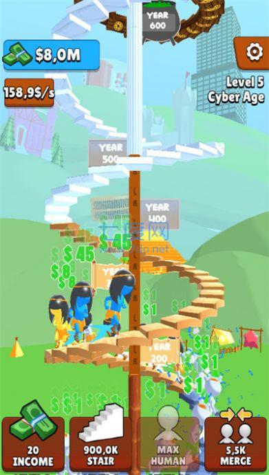 攀登进化模拟游戏